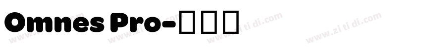 Omnes Pro字体转换